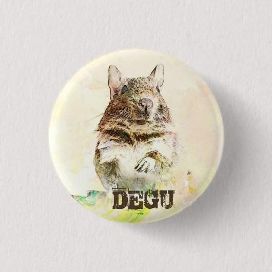 Badge Rond 2,50 Cm ►► Degus ► (Devant)
