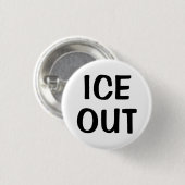 Badge Rond 2,50 Cm Dehors la glace (Devant & derrière)