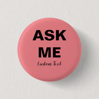 Badge Rond 2,50 Cm Demander au bénévole