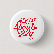 Demandez-moi environ 22q Bouton blanc