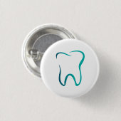 Badge Rond 2,50 Cm Dentistère dentaire Image Médicale (Devant & derrière)