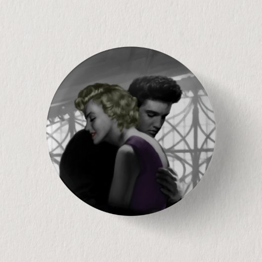 Badge Rond 2,50 Cm Départ d'amour 2 (Devant)