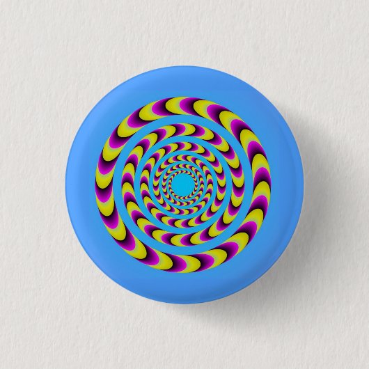 Badge Rond 2,50 Cm Déplacement de la spirale (Devant)