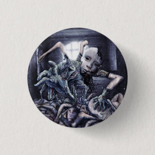 Badge Rond 2,50 Cm Déplaisant j'emploie pour être humain