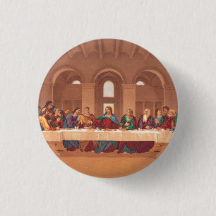 Badge Rond 2,50 Cm Dernière Cène de Jésus-Christ