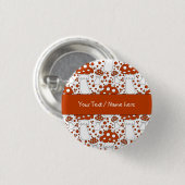 Badge Rond 2,50 Cm Design de champignons moderne (Devant & derrière)