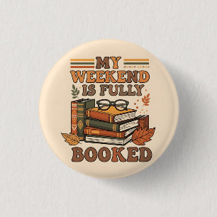 Badge Rond 2,50 Cm Design de week-end complet