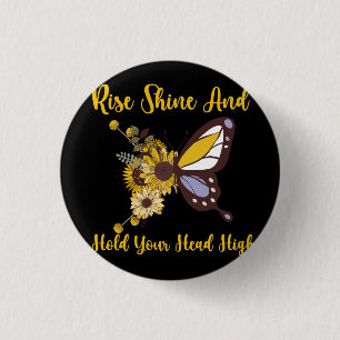 Badge Rond 2,50 Cm design pour bébé retro boho