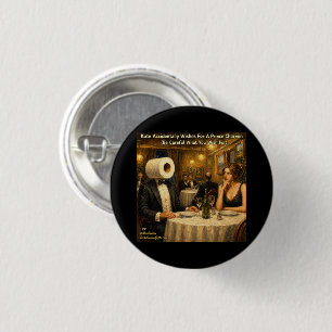 Badge Rond 2,50 Cm Dessin animé Prince Charmin – Attention à ce que v