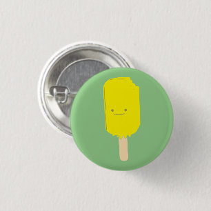 Badge Rond 2,50 Cm Dessin de dessin de Popsicle de citron