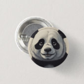 Badge Rond 2,50 Cm Dessin de Panda (Devant & derrière)