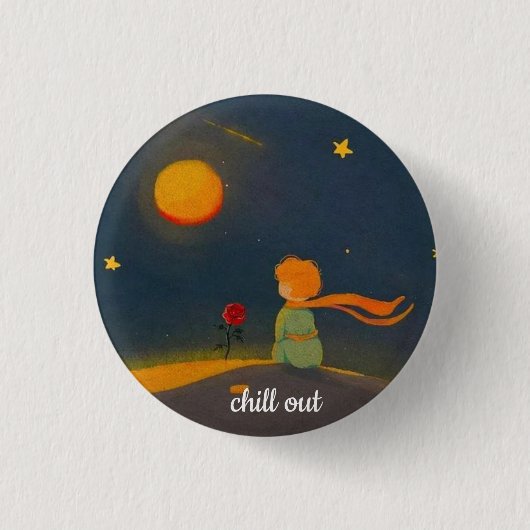 Badge Rond 2,50 Cm détendez-vous (Devant)