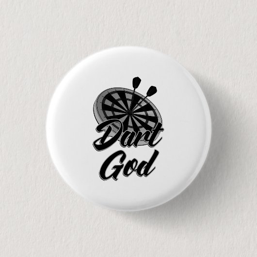 Badge Rond 2,50 Cm Dieu de Dart (Devant)