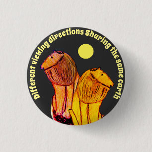 Badge Rond 2,50 Cm Différentes directions d'affichage