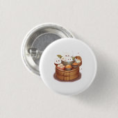 Badge Rond 2,50 Cm Dim sum, thème nourriture (Devant & derrière)