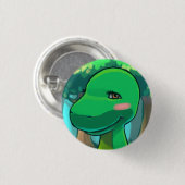 Badge Rond 2,50 Cm Dinnersaurus Mamasaurus (Devant & derrière)