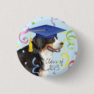 Badge Rond 2,50 Cm Diplômé de Berner