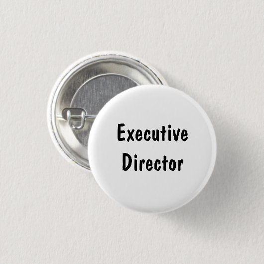 Badge Rond 2,50 Cm Directeur exécutif (Devant & derrière)