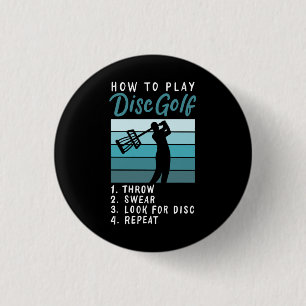 Badge Rond 2,50 Cm Disc Golf