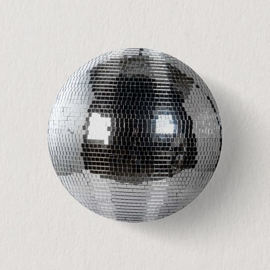 Badge Rond 2,50 Cm disco ball (Devant)