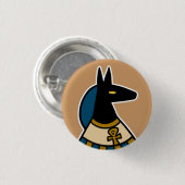 Badge Rond 2,50 Cm Divinité : : Anubis (Devant & derrière)