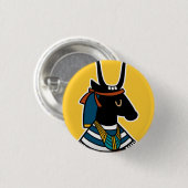 Badge Rond 2,50 Cm Divinité : : Hathor (Devant & derrière)