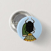 Badge Rond 2,50 Cm Divinité : : Khepri (Devant & derrière)