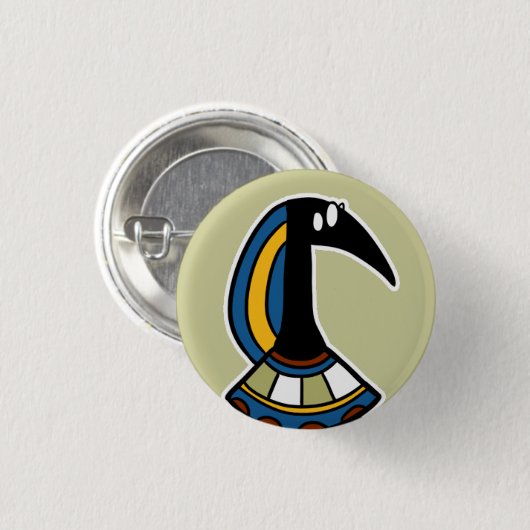 Badge Rond 2,50 Cm Divinité : : Thoth (Devant & derrière)