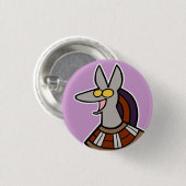 Badge Rond 2,50 Cm Divinité : : Wepwawet (Devant & derrière)