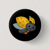 Badge Rond 2,50 Cm Diwali Ladybug avec Deepa (Devant)