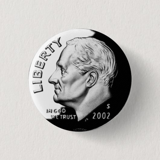 Badge Rond 2,50 Cm Dixième de dollar (Devant)