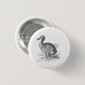 Badge Rond 2,50 Cm Dodo Bird (Devant & derrière)