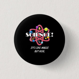 Badge Rond 2,50 Cm Don de scientifique La Chimie La Science Est Com