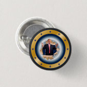 Badge Rond 2,50 Cm Donald J. Trump ~ Breaking Through ~ 11/3/2020 ~ (Devant & derrière)