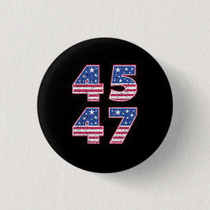 Badge Rond 2,50 Cm Donald Trump 45-47