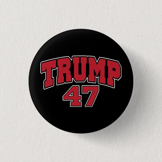 Badge Rond 2,50 Cm Donald Trump 47 (Devant)