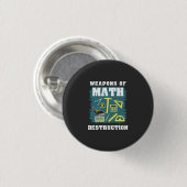Badge Rond 2,50 Cm Dons de maths amusants (Devant & derrière)