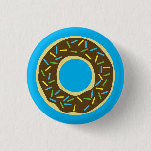 Badge Rond 2,50 Cm Donut Kid's Birthday Party
