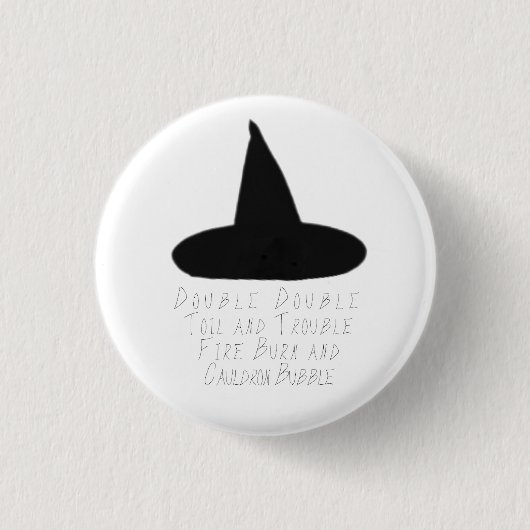 Badge Rond 2,50 Cm "Double double huile et problème" (Devant)