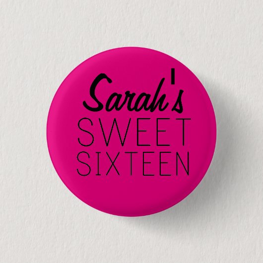 Badge Rond 2,50 Cm Douceur personnalisée 16 broches (Devant)