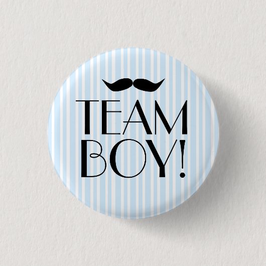 Badge Rond 2,50 Cm Douche de Garçon-Bébé d'équipe (Devant)