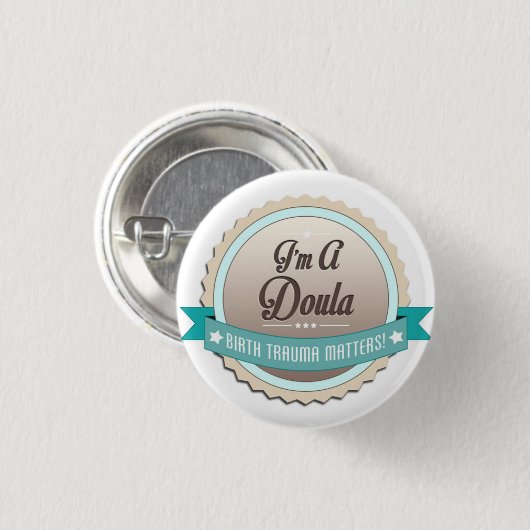 Badge Rond 2,50 Cm Doula (Devant & derrière)