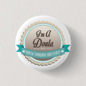 Badge Rond 2,50 Cm Doula (Devant)