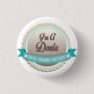 Badge Rond 2,50 Cm Doula