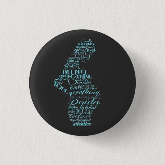 Badge Rond 2,50 Cm Doula Button (Devant)