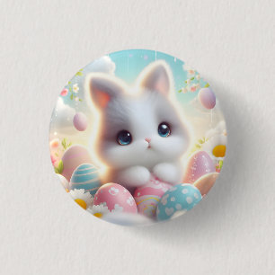 Badge Rond 2,50 Cm Doux œufs de Pâques pastel Kawaii