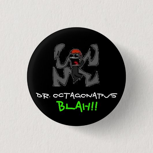 Badge Rond 2,50 Cm Dr. Octagonapus - customisé (Devant)
