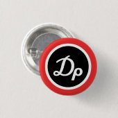 Badge Rond 2,50 Cm Drachme Lover (Devant & derrière)