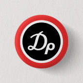 Badge Rond 2,50 Cm Drachme Lover (Devant)