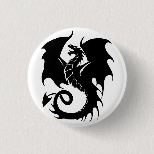 Badge Rond 2,50 Cm Dragon (Devant)